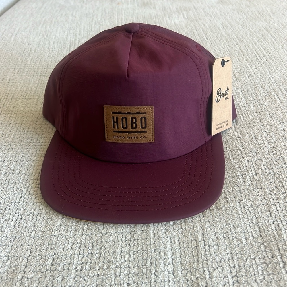 Hobo Wine Co Nylon Velcro Hat